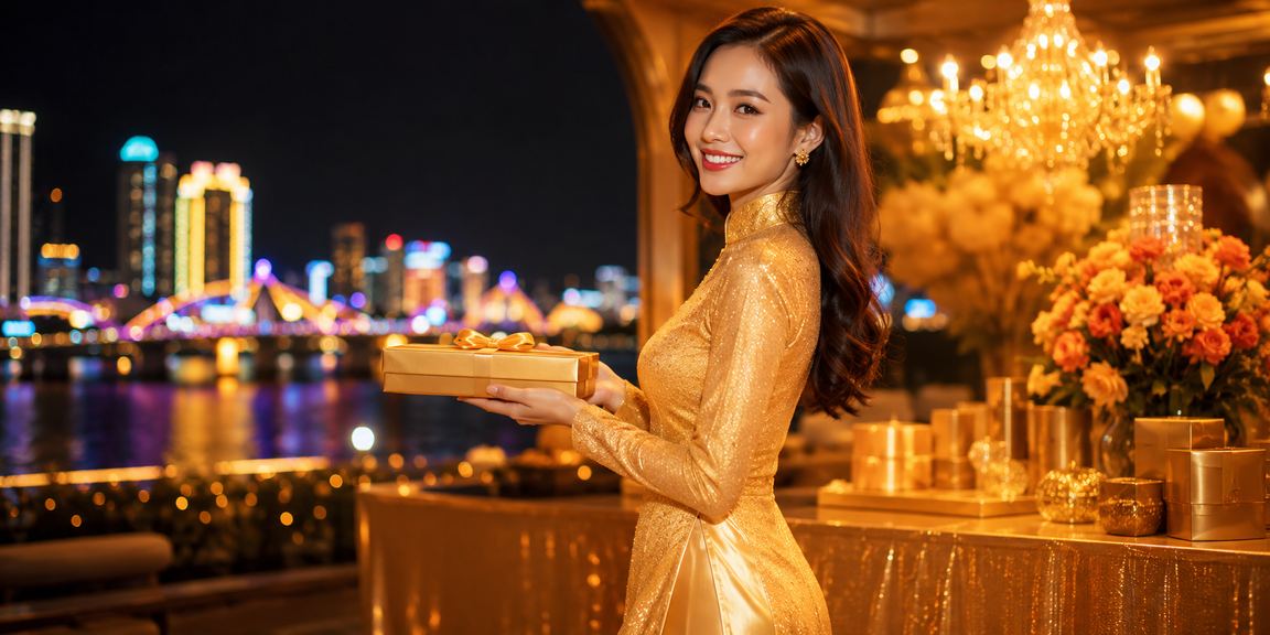 Bức tranh hoa văn truyền thống đậm nét Việt Nam tại Đà Nẵng